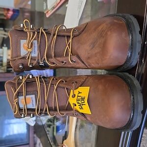 Steel toe work boots
